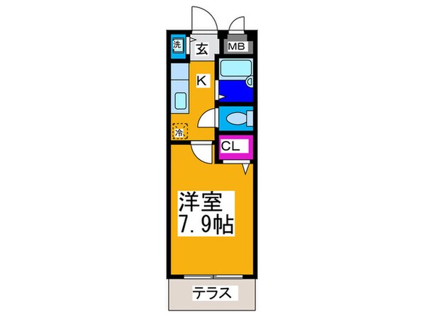 ル－チェⅡ番館の物件間取画像